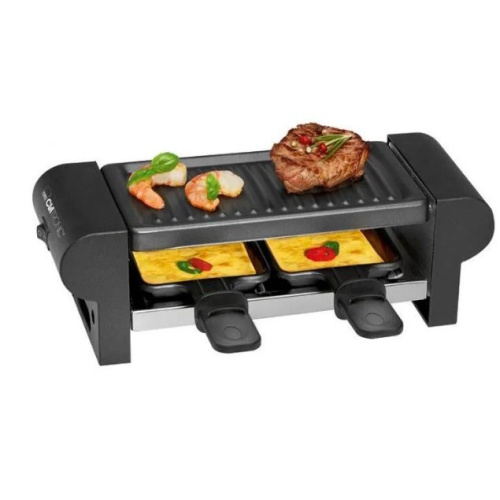 Гриль-раклетница Clatronic RG-3592 schwarz 2 Pfannch