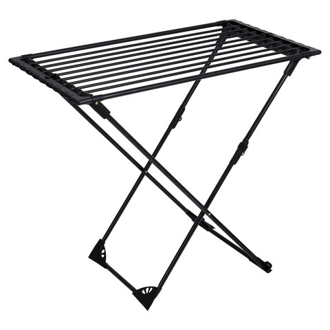 Сушилка для белья Laima Home 700469 Duo Sliding Black раскладная 3 зоны сушки, 20 метров