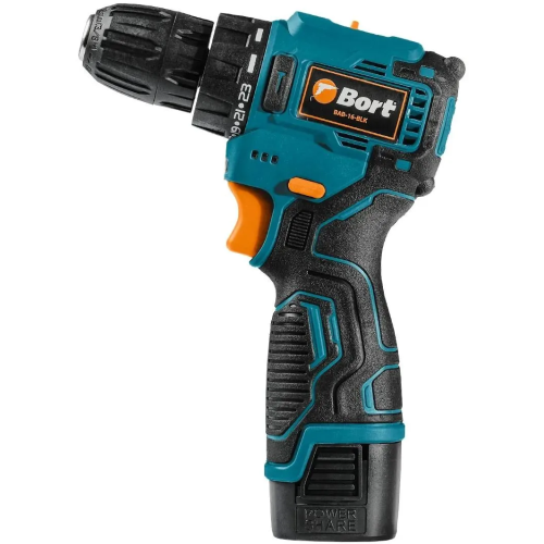 Дрель-шуруповерт аккумуляторная Bort BAB-16-BLK (93414868) с АКБ и ЗУ