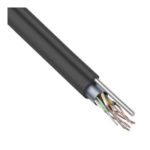 Кабель витая пара Rexant 01-0144 FTP 4PR 24AWG CAT5e наружный OUTDOOR + Трос1 бухта 305м