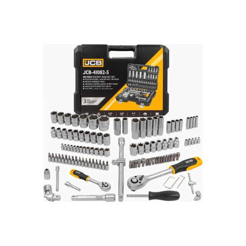 Набор инструментов JCB JCB-41082-5(56915) 108 пр., 1/4", 1/2" ( 6гр.)