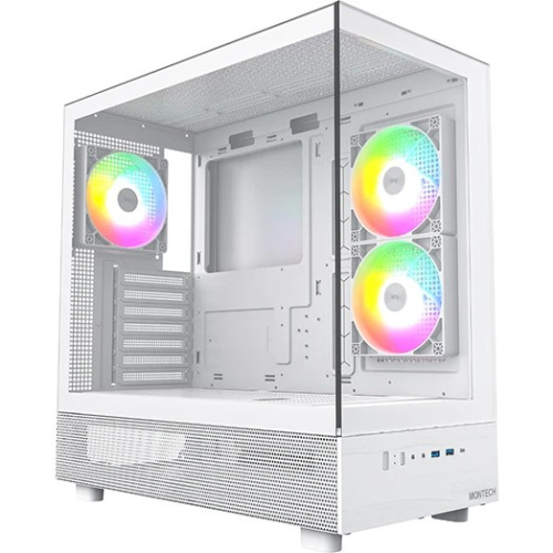 Корпус Montech XR White (XRW)/ ATX / 3x120mm ARGB fans