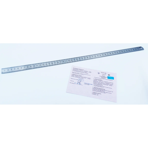 Линейка измерительная ЧИЗ 212044б 500мм с поверкой