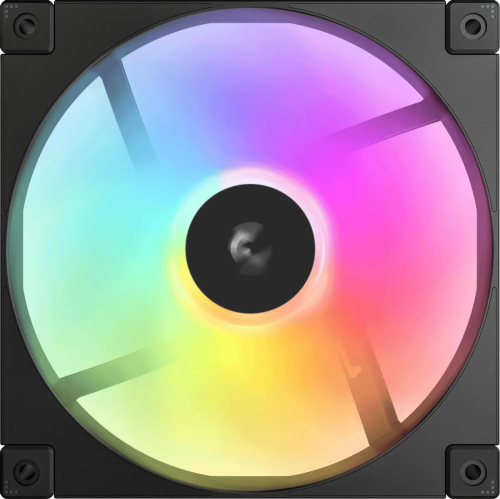 Вентилятор DEEPCOOL FD14 ARGB 140x140x25мм (PWM, ARGB, черный, 400-1650об/мин) Color BOX