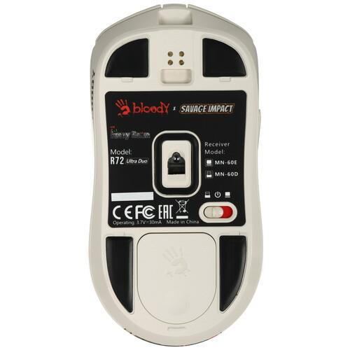 Мышь беспроводная/проводная A4Tech Bloody R72 Ultra Duo Proxy Boom [R72 Ultra Duo Proxy Boom] бежевый