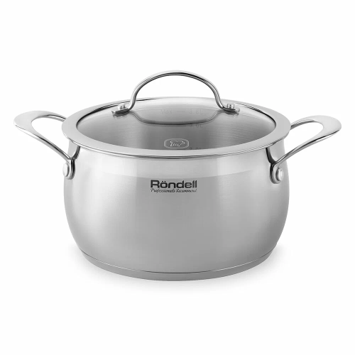 Кастрюля RONDELL Admiring RDS-746 2.5л серебристый