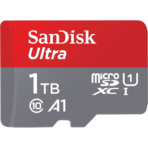 Карта памяти SanDisk (SDSQUAC-1T00-GN6MN) 1TB microSDXC Class 10 Ultra UHS-I A1 140MB/s (SD адаптер)