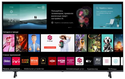 65" (163 см) Телевизор LG 65UR78006LK черный