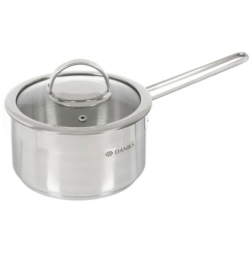 Ковш с крышкой Daniks GS-01319-16SP Бонн 1.8л