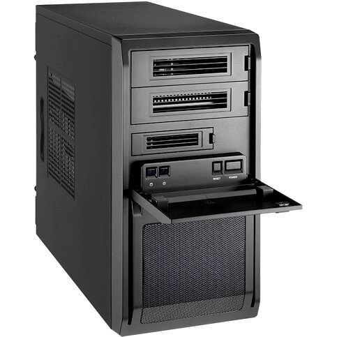 Корпус CHIEFTEC Libra LT-01B-OP без БП, черный, mATX