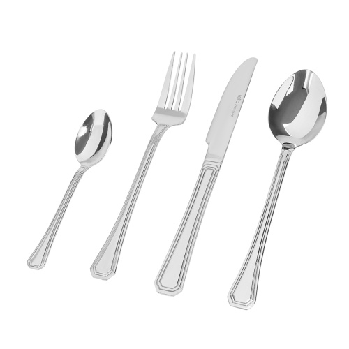 Набор столовых приборов LARA LR10-26/24 Омега 24 предмета, 6 персон, зеркальная полировка