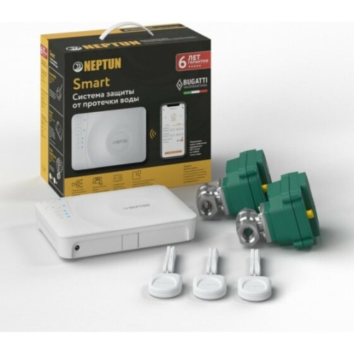 Система защиты от протечек воды Neptun Bugatti Smart 1/2 Tuya 089434 100035910600