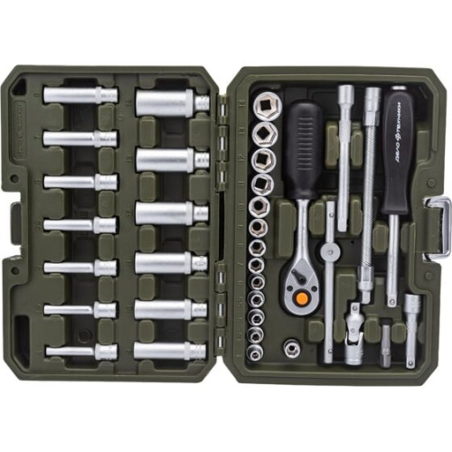 Набор головок торцевых Дело Техники 600735 и принадлежностей 1/4" 35 предметов