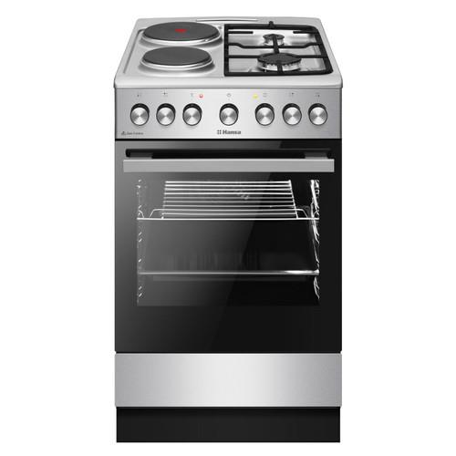 Комбинированная плита Hansa FCMW58143 серебристый