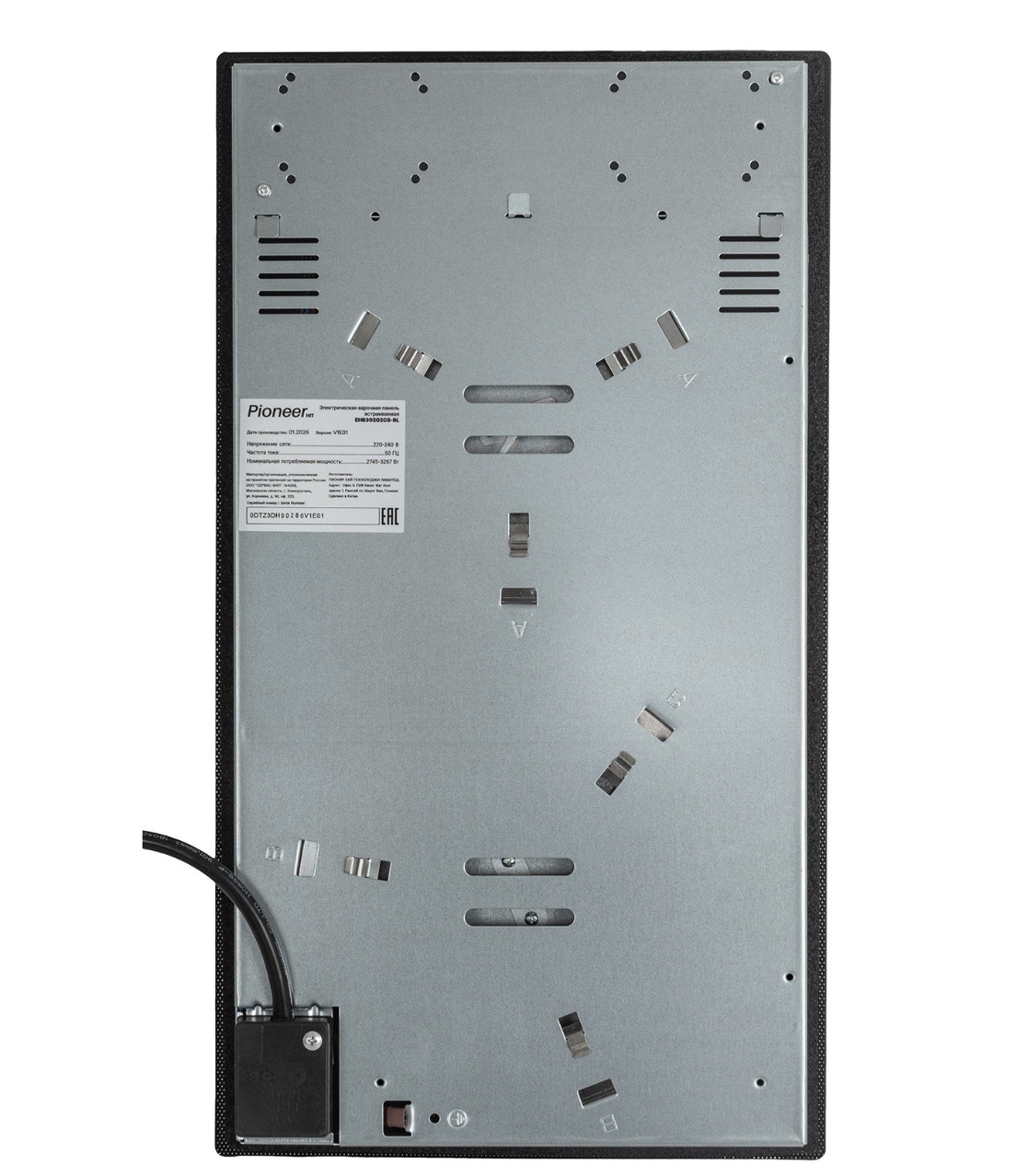 Электрическая варочная поверхность Pioneer EHB30202CS-BL Электрическая варочная поверхность Pioneer EHB30202CS-BL — Детали конструкции
