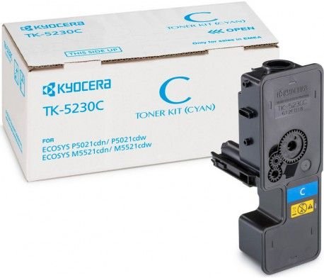 Тонер-картридж Kyocera 1T02R9CNL0 TK-5230C 2 200 стр. Cyan для P5021cdn/cdw, M5521cdn/cdw