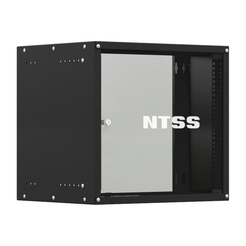 Шкаф коммутационный NTSS Lime NTSS-WL9U5545GS-BL настенный 9U 550x450мм черный