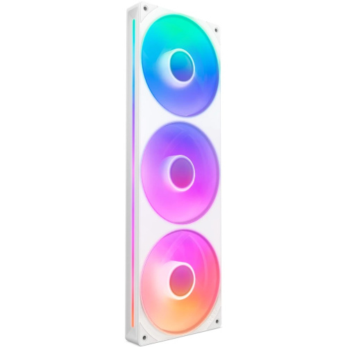 Кулер NZXT F360 RGB Core (RF-U36HF-W1) (120x120x25mm, 4-pin PWM, 75.12CFM, 30dBA, 2400RPM, White, Single-Frame Fan Unit)