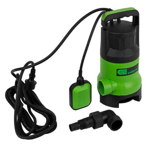 Дренажный насос СИБРТЕХ СДН800-35 для грязной воды, напор 9м, 13500л/ч 97265