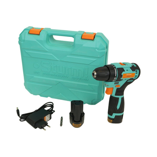Дрель-шуруповерт аккумуляторная Sturm! CD3512BL с акк и ЗУ