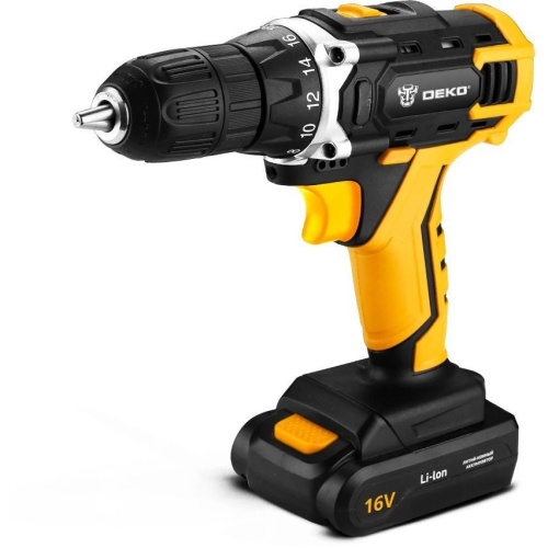 Дрель-шуруповерт Deko DKCD16FU-Li 063-4098 аккум. патрон:быстрозажимной