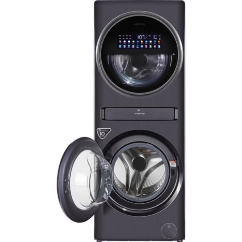 Стирально-сушильная машина HIBERG TOWER i-DD 107-612 Sd серый