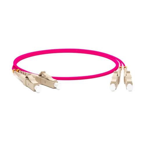 Патч-корд HYPERLINE FC-D2-504-LC/PR-LC/PR-H-2M-LSZH-MG волоконно-оптический 2м