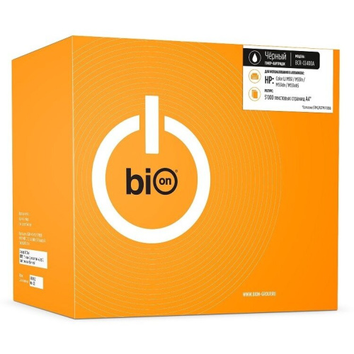Картридж Bion BCR-CE400A для HP LaserJet Enterprise M551/M575, HP LaserJet M570, HP LaserJet Pro M570 (5000 стр.) Черный с чипом