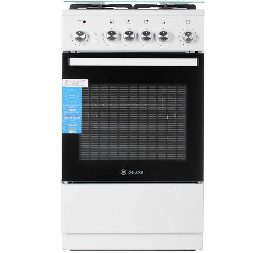 Комбинированная плита De Luxe 5040.41гэ (кр) ЧР белый