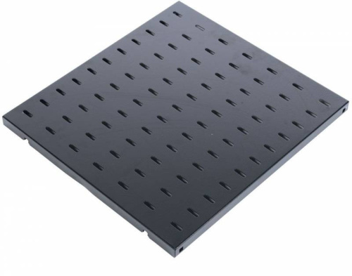 Полка стационарная ЦМО СВ-75-9005 нагр.45кг. 19" 750мм черный (упак.1шт)