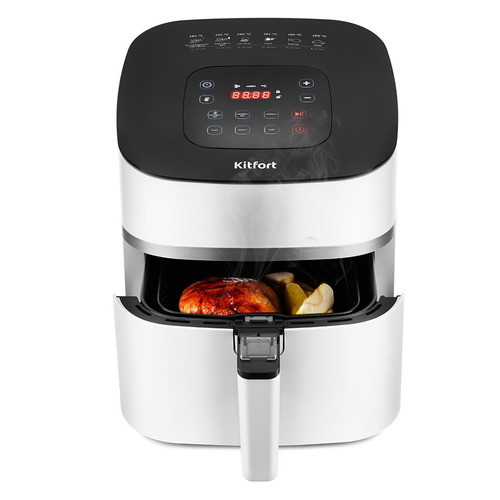 Аэрогриль Kitfort KT-2217 белый/черный