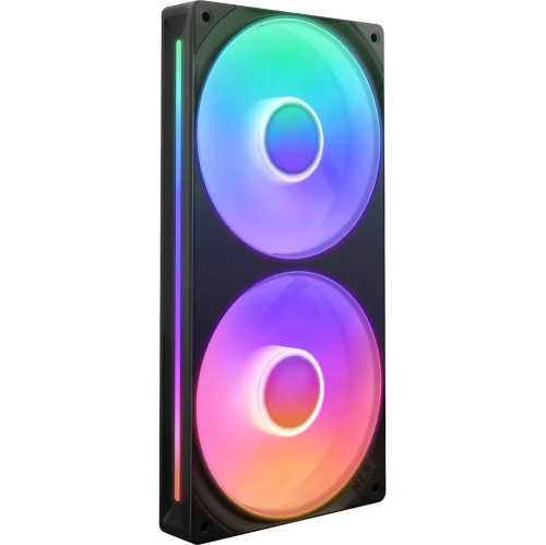 Кулер NZXT F240 RGB Core (RF-U24HF-B1) (120x120x25mm, 4-pin PWM, 75.12CFM, 30dBA, 2400RPM, Black, Single-Frame Fan Unit)