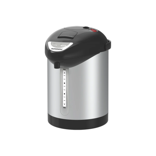 Термопот SONNEN TP-28 черный/серебро