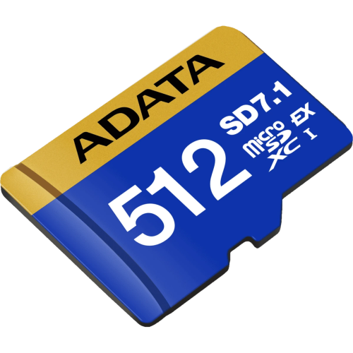 Карта памяти A-DATA UD512GEX3L1-C microSD 512GB Premier Extreme microSDXC SD7.1 Express card Class 10 UHS-I U3 V30S 800/700 MB/s
