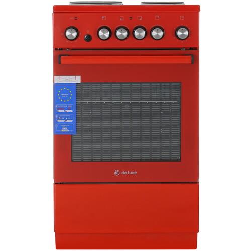 Электрическая плита De Luxe 5004.16э 017 красный