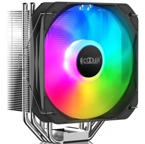 Кулер PCCooler Paladin 400 ARGB S115X/1200/1700/AM4 (TDP 200W, 130mm PWM ARGB FAN, 4 тепловые трубки 6мм, 800-1600RPM, 18-28,6dBa)