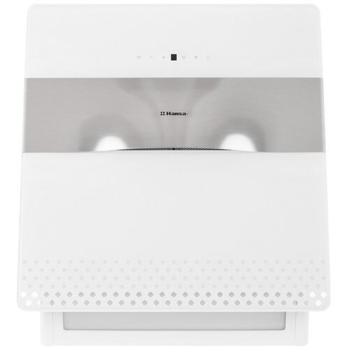 Вытяжка наклонная Hansa OKP6654IWSH белый/серебристый