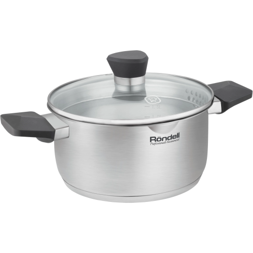 Кастрюля Rondell Strike Grey Ultra RDS-1947 стальной