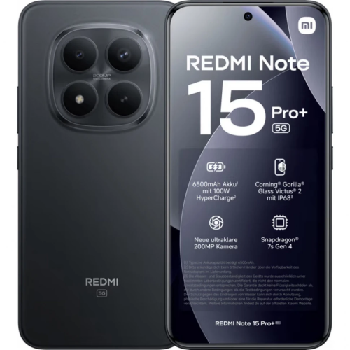 Смартфон Xiaomi Redmi Note 15 Pro + 5G 12/512 Черный