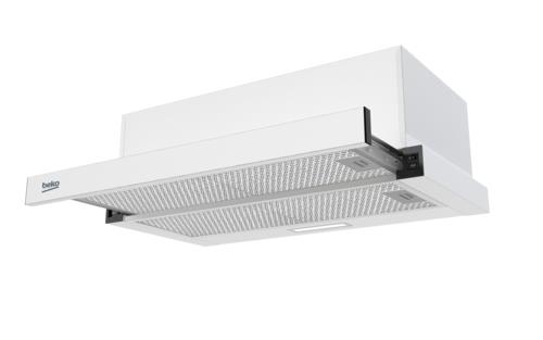 Вытяжка телескопическая Beko BHNT613R4CW белый/белый