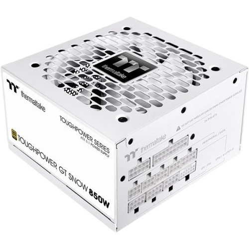 Блок питания Thermaltake Toughpower GT Gen.5 Snow (PS-TPT-0850FNFAGE-W), 850Вт, 140мм, белый, retail