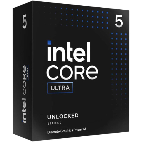 Процессор Intel Core Ultra 5 245KF (BX80768245KF) BOX (Arrow Lake, C14(8EC/6PC)/T14, 3,6/5,2GHz, Without Graphics, L2 26Mb, Cache 24Mb)