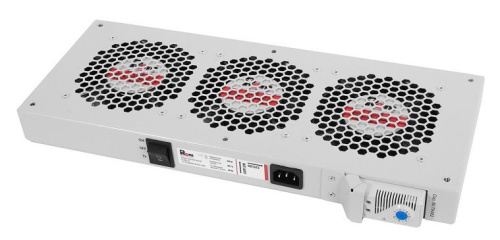 Модуль вентиляторный ЦМО (R-FAN-3T) серый 3 вент. с термостатом (1шт)