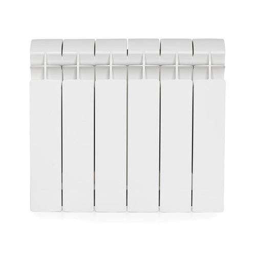 Радиатор биметаллический Global STYLE PLUS 350 x6 белый боковое подключение