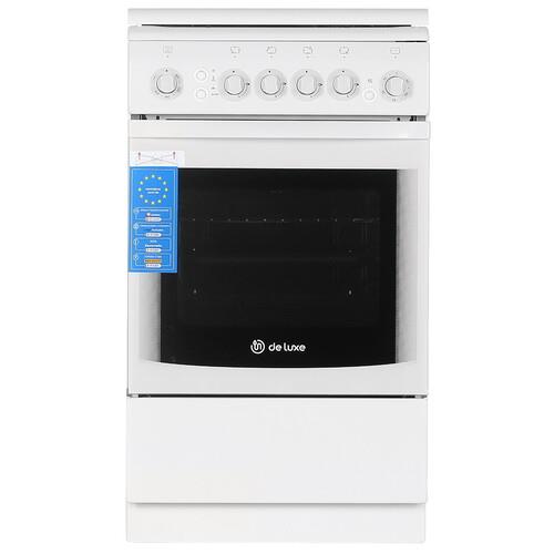 Газовая плита De Luxe 506040.11Г (КР) ЧР белый
