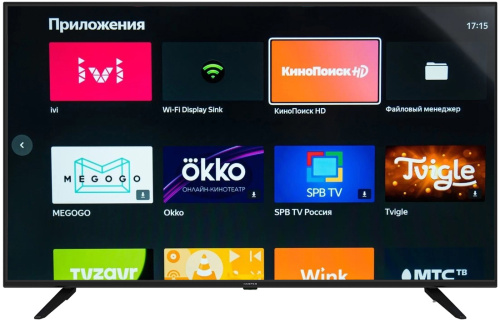 50" (126 см) Телевизор Harper 50U660TS черный
