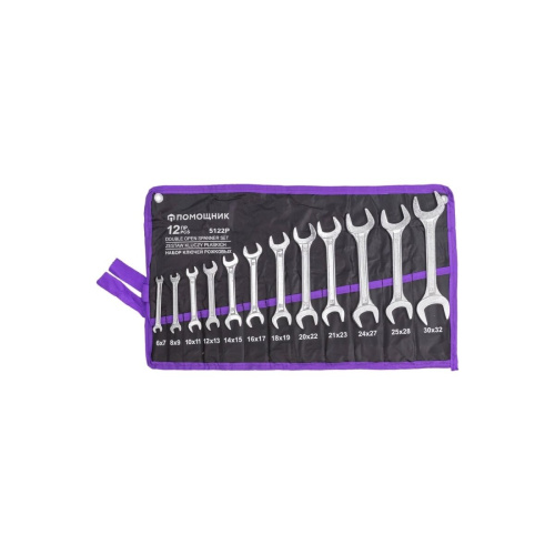 Набор ключей рожковых Помощник 5122P (56767) 12пр.