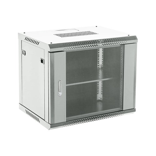 Шкаф коммутационный Rexant 04-0666-111 настенный 6U 600x600мм серый