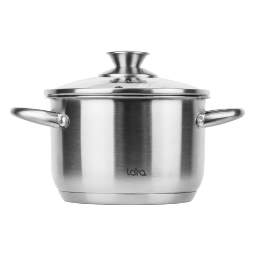 Кастрюля LARA LR02-271 Афина нерж