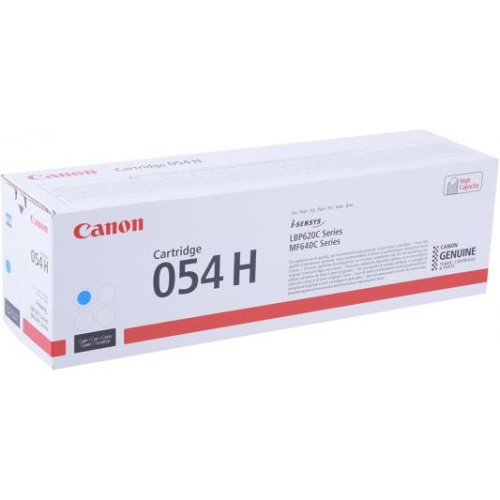 Картридж лазерный Canon 054 H C 3027C002 голубой (2300стр.) для Canon MF645Cx/MF643Cdw/MF641Cw/LBP623Cdw/621Cw